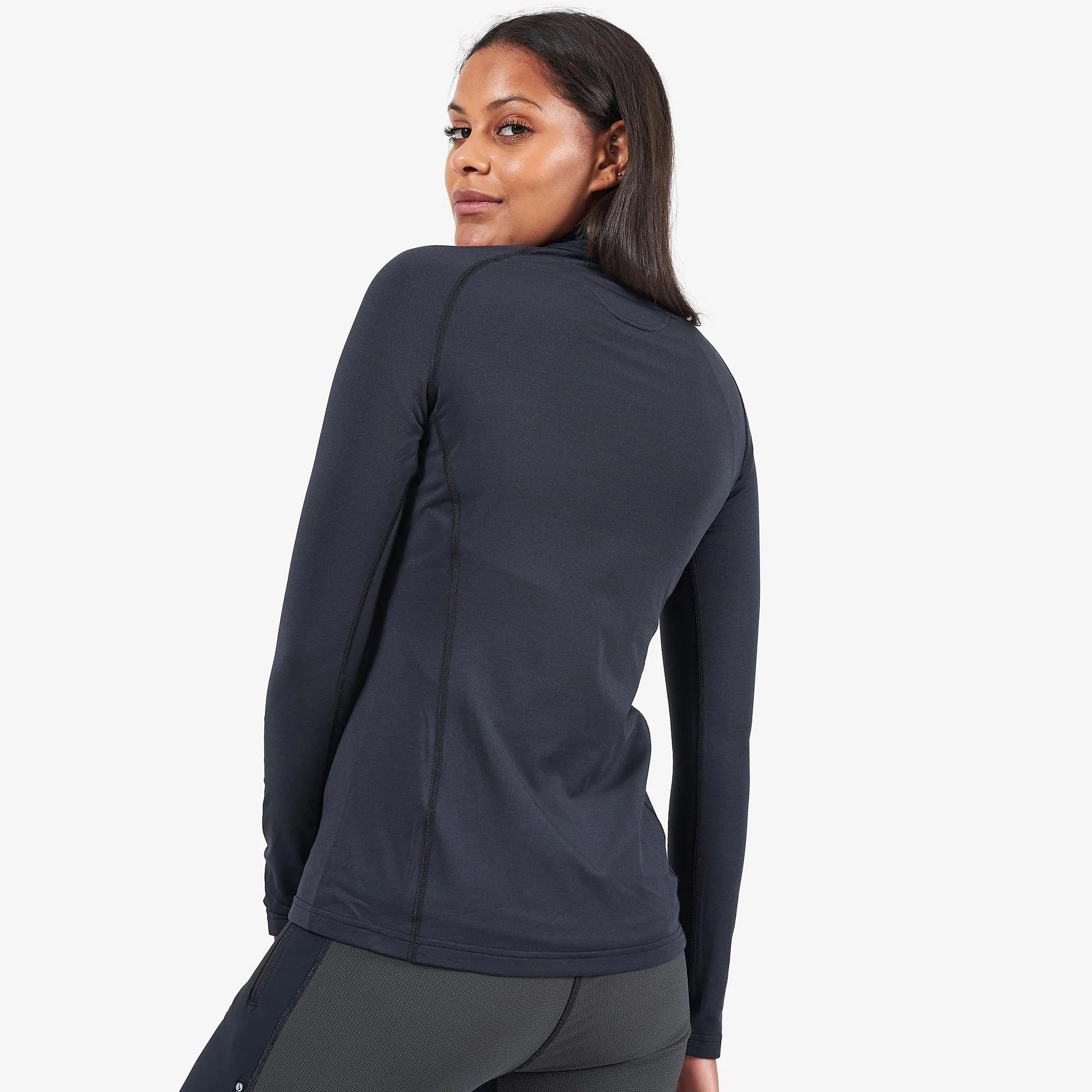 Montane Women's Dart Thermo Zip Neck T-shirt - Eclipse Blue