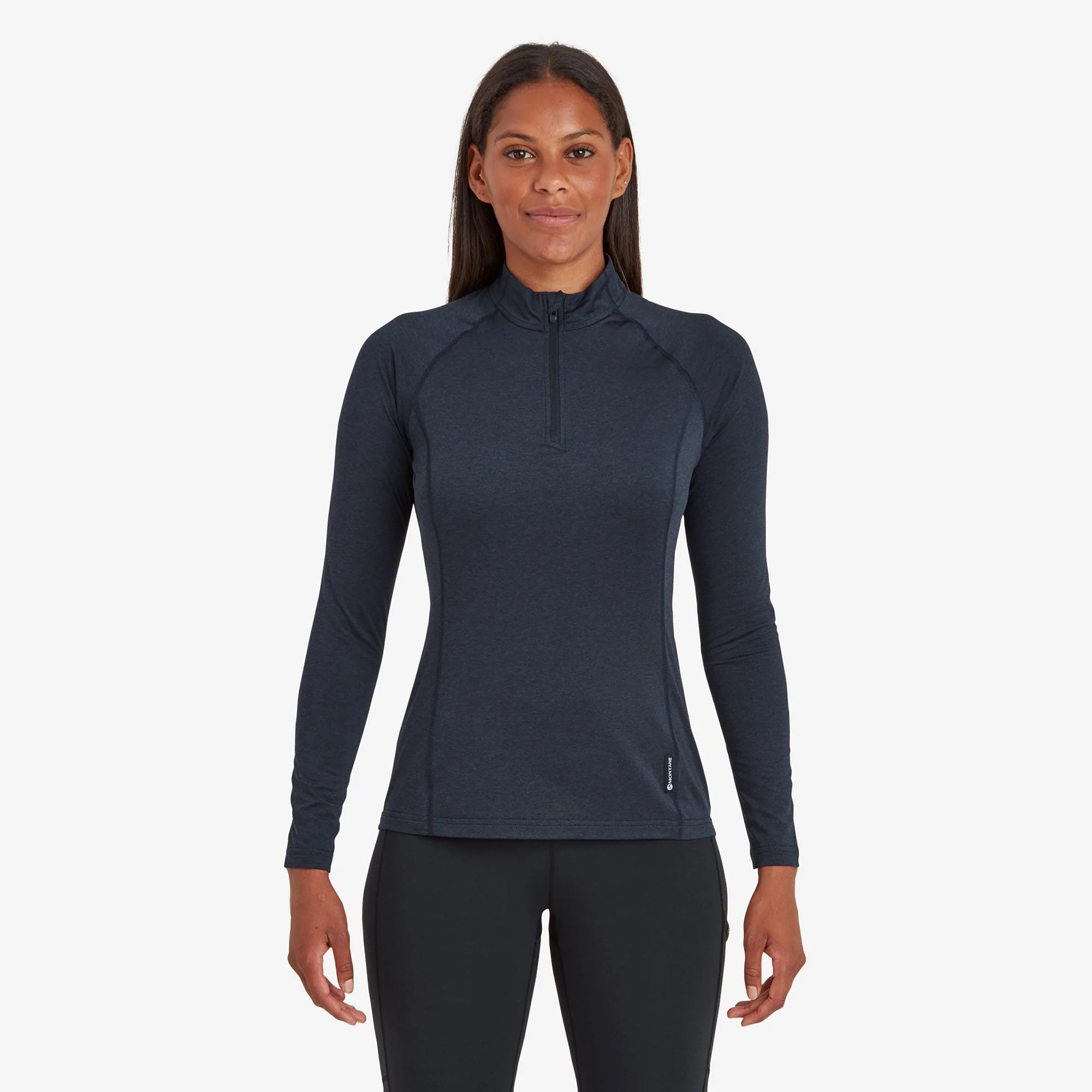 Montane Women's Dart Thermo Zip Neck T-shirt - Eclipse Blue