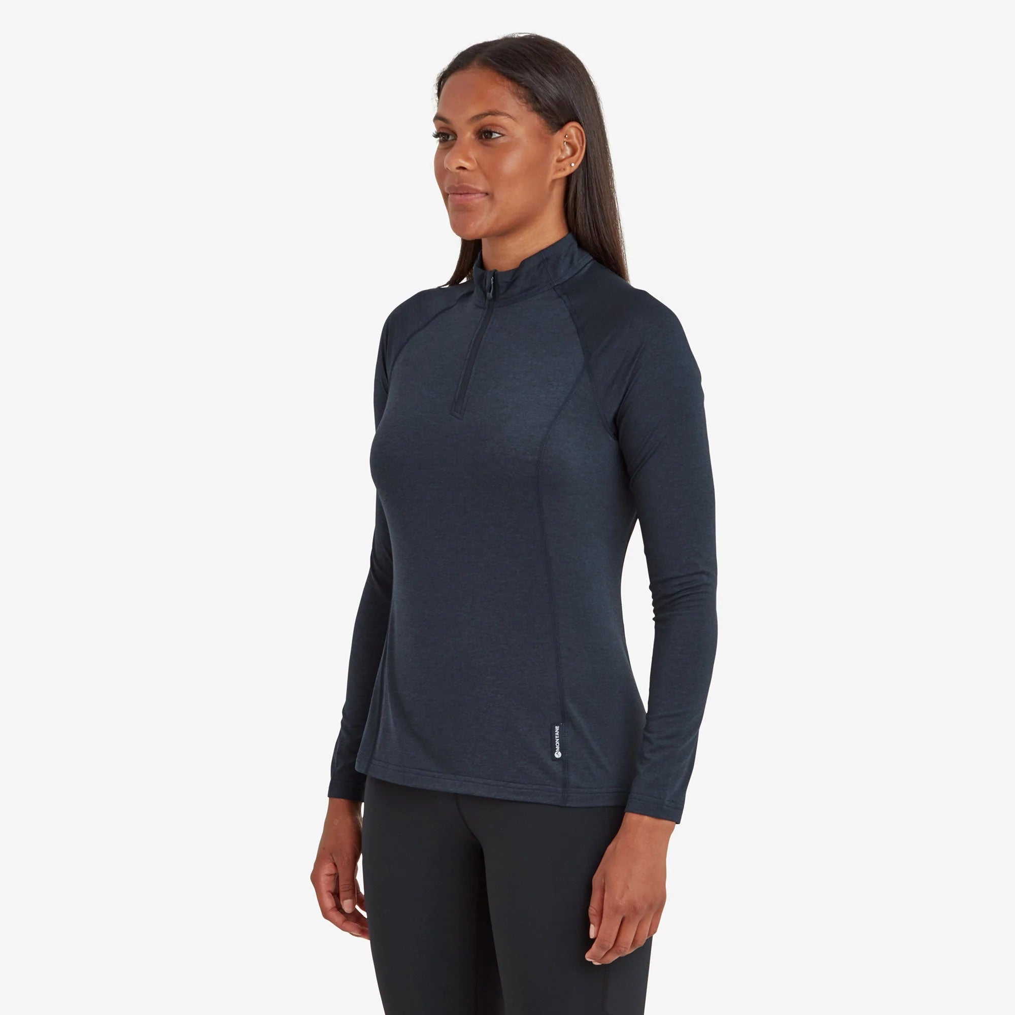 Montane Women's Dart Thermo Zip Neck T-shirt - Eclipse Blue