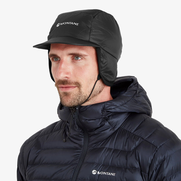 Montane Insulated Lightweight Primaloft Mountain Cap - Black