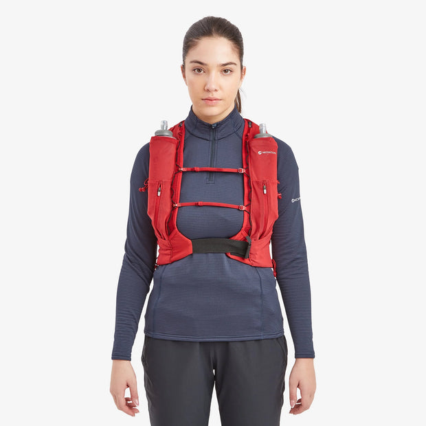 Montane Gecko VP 12+ Running Vest Hydration System - Acer Red