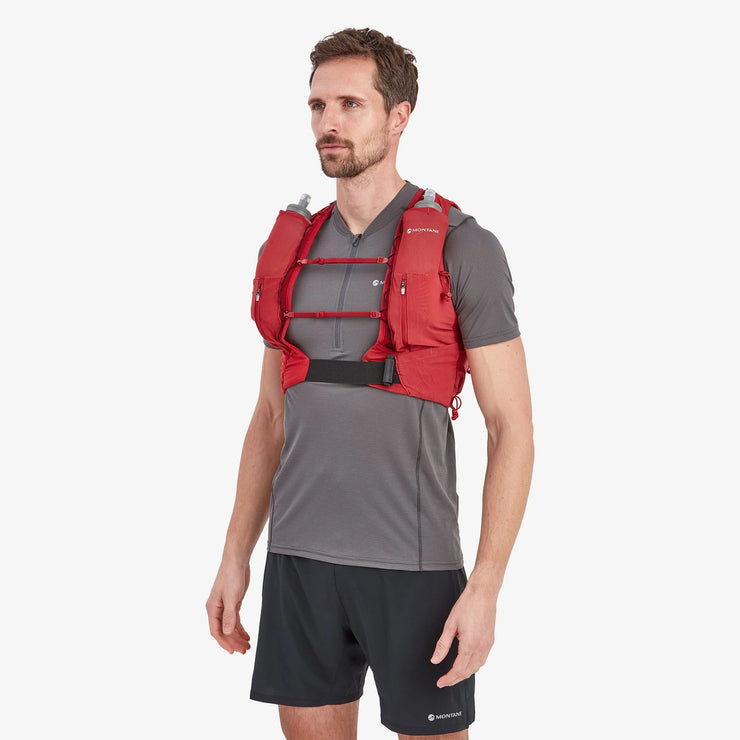 Montane Gecko VP 12+ Running Vest Hydration System - Acer Red