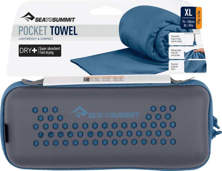 Sea To Summit Microfibre Pocket Towel - X-Large Moonlight