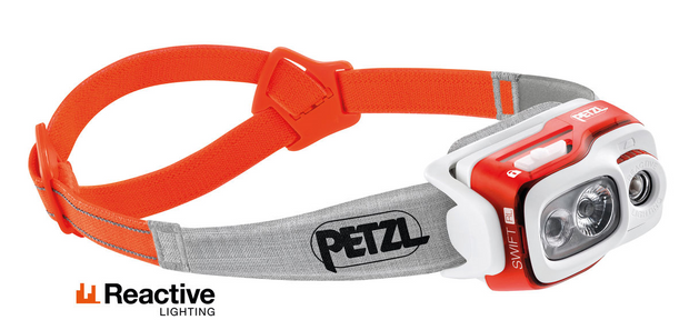 Petzl Swift RL Reactive Lighting 900 Lumens LED Headtorch