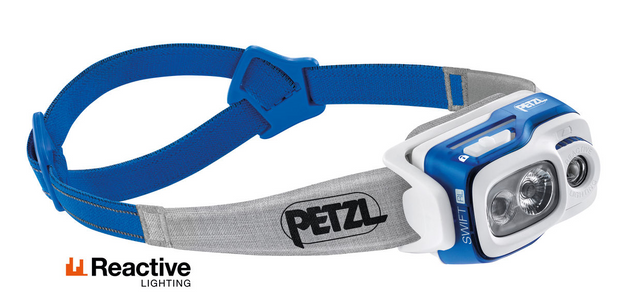 Petzl Swift RL Reactive Lighting 900 Lumens LED Headtorch