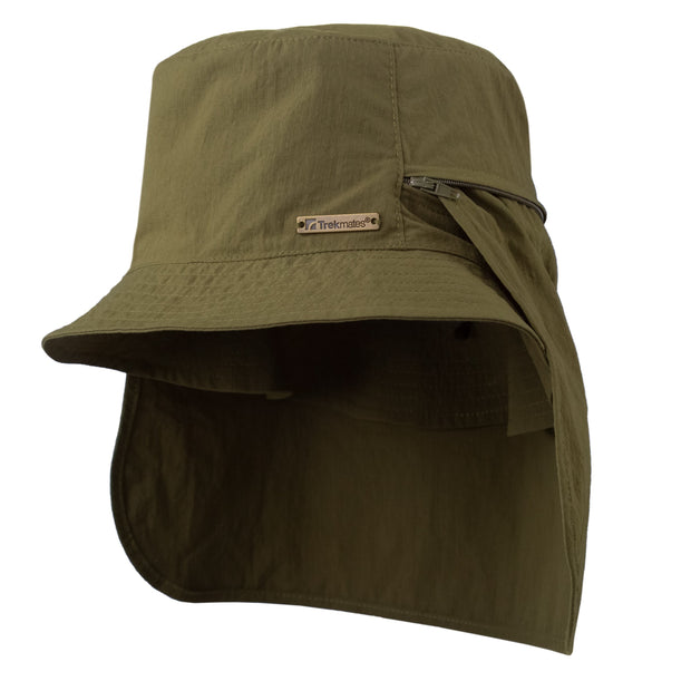 Trekmates Mojave Bucket Sun Hat - Dark Olive