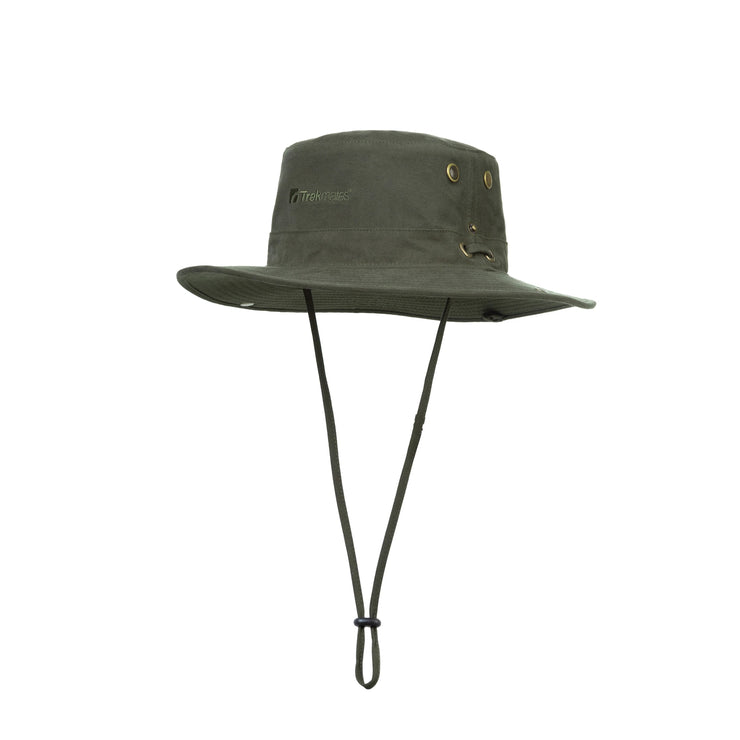 Trekmates New Bush Hat + Mosquito Head Net - Woodland Green