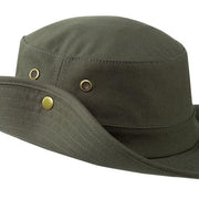 Trekmates New Bush Hat + Mosquito Head Net - Woodland Green