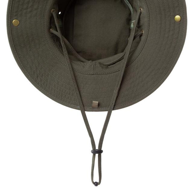 Trekmates New Bush Hat + Mosquito Head Net - Woodland Green