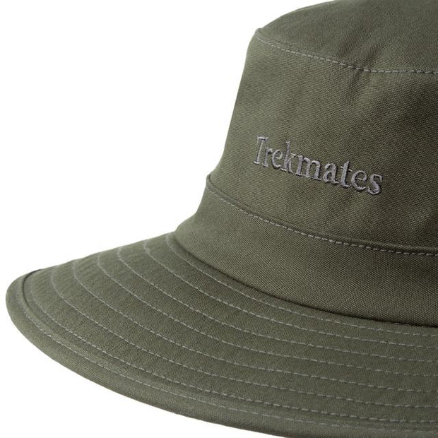 Trekmates New Bush Hat + Mosquito Head Net - Woodland Green