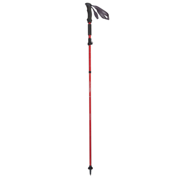 Trekmates Fold Lock Walking Pole - Red