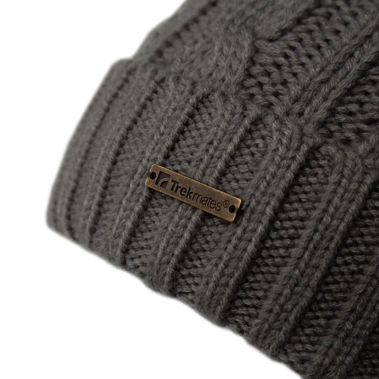 Trekmates Stormy DRY Knit Waterproof Beanie Hat - Slate