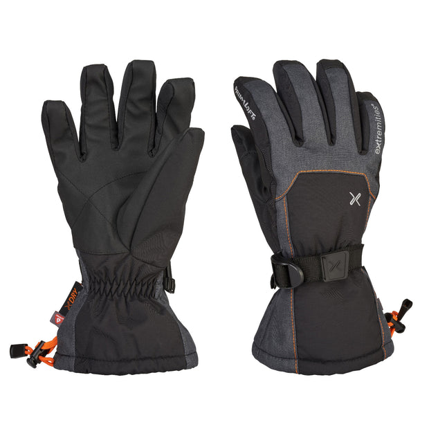 Extremities Torres Peak Waterproof Primaloft Glove - Black/Grey