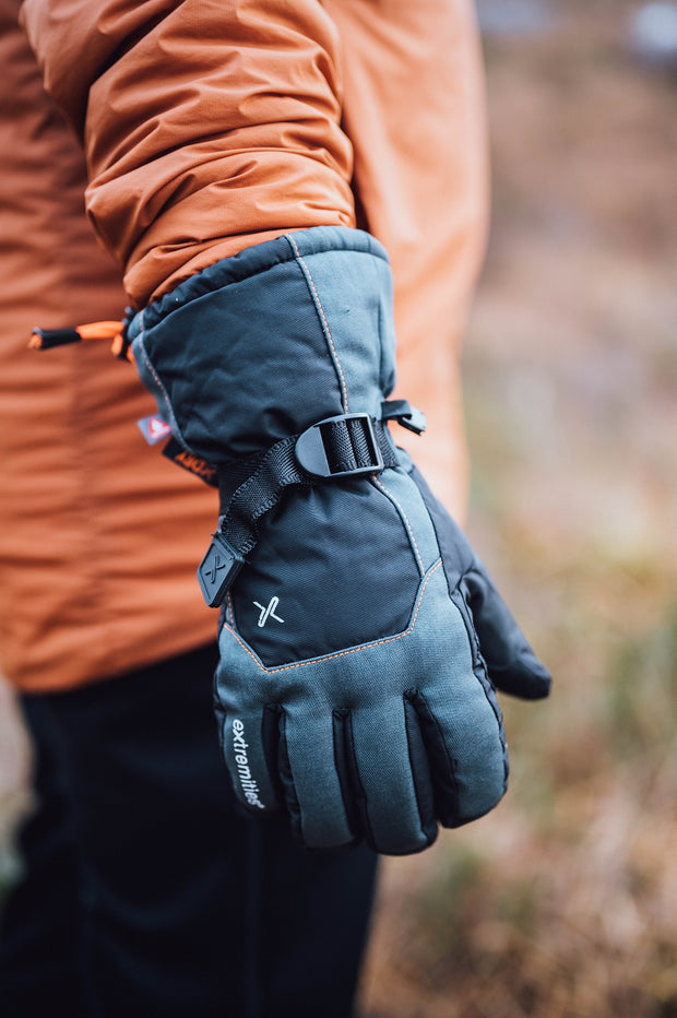 Extremities Torres Peak Waterproof Primaloft Glove - Black/Grey