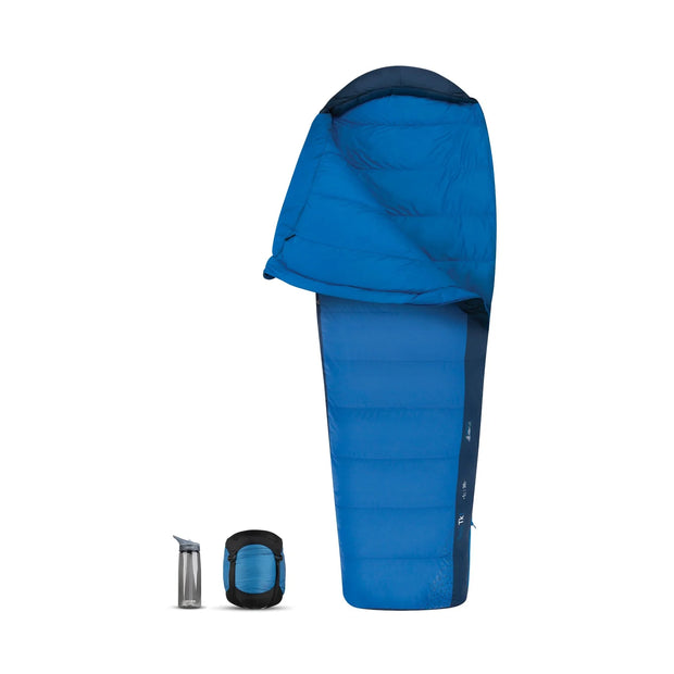Sea To Summit Trek 1 Down Sleeping Bag - Regular Wide Blue/Denim