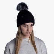 Buff Kesha Knitted Beanie Hat - Black