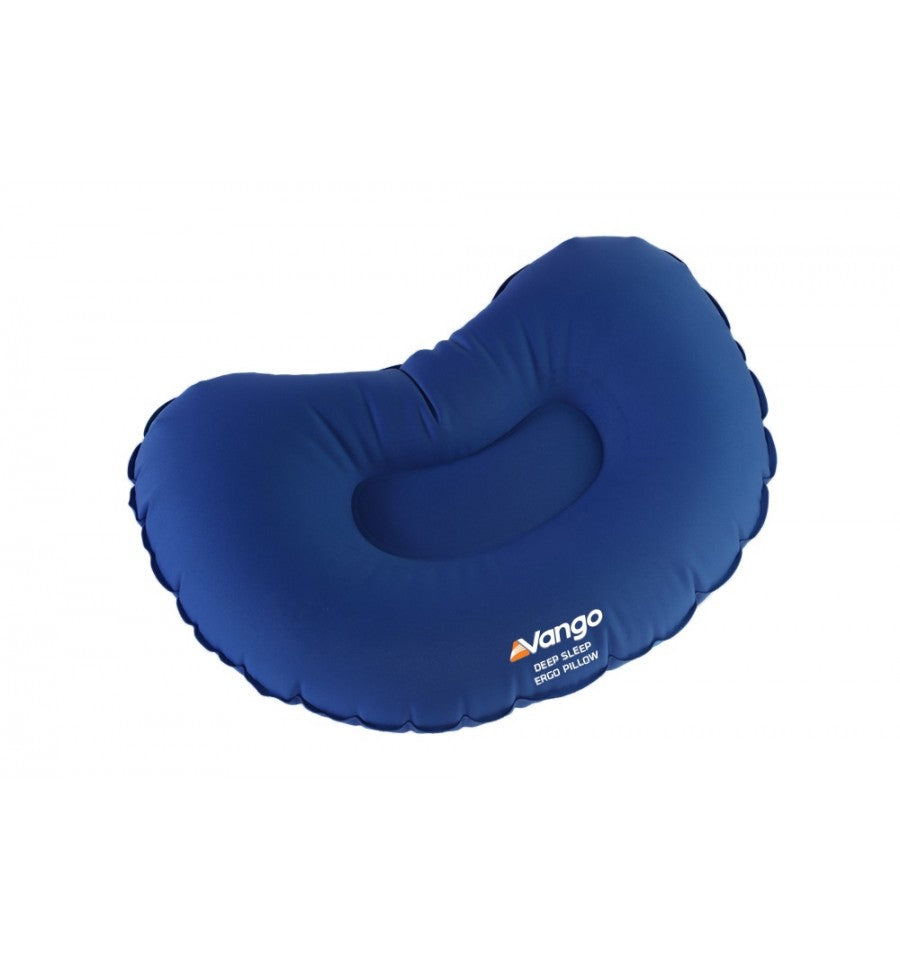Vango Deep Sleep Ergo Camping Travel Pillow Classic Blue Fresh