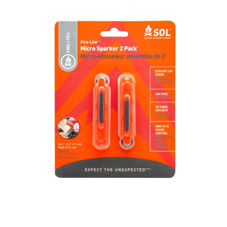 Adventure Medical Kits SOL Fire Lite Micro Sparker (2 Pack)