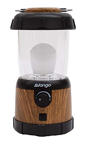 Vango Nova 200 Recharge USB Camping Lantern - Wood Effect