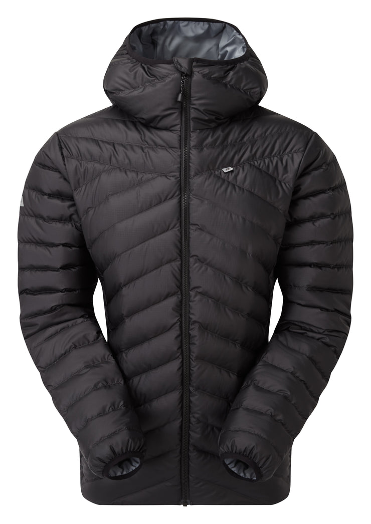 Mountain Equipment Women's Earthrise Recycled Hooded Down Jacket - Black