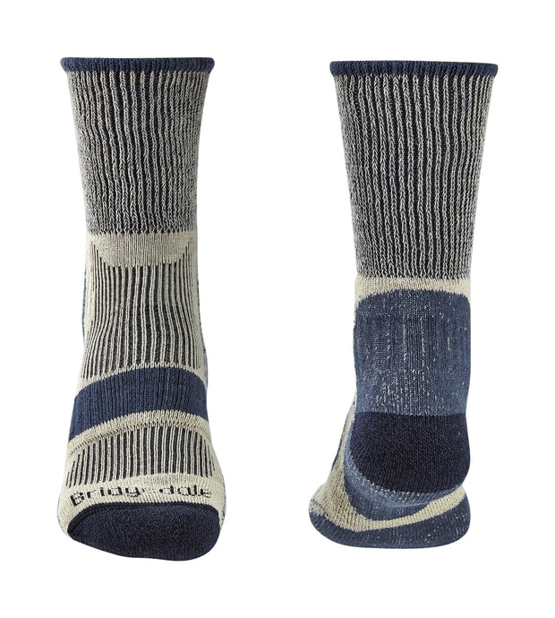 Bridgedale Men's Lightweight Coolmax Comfort Socks - Indigo Blue