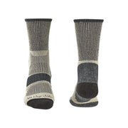 Bridgedale Men's Lightweight Coolmax Comfort Socks - Charcoal