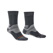 Bridgedale Men's Midweight Merino Performance Boot Sock (Trekker) - Grey