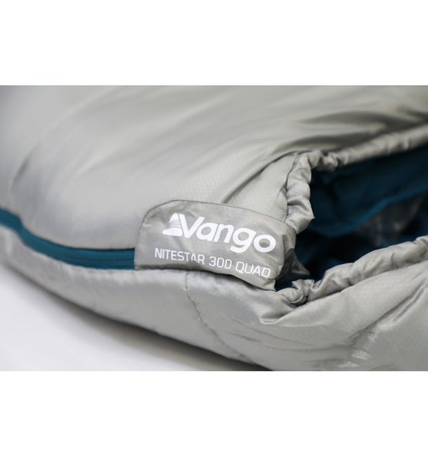 Vango Nitestar Alpha 300 Quad Sleeping Bag - Fog Grey