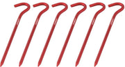 Robens Hexagon Stake Tent Peg (Pack of 6) - Red