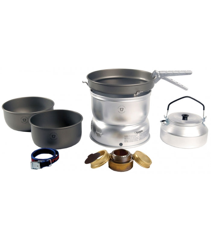 Trangia 25-8 Hard Anodised Cookset With Kettle & Spirit Burner