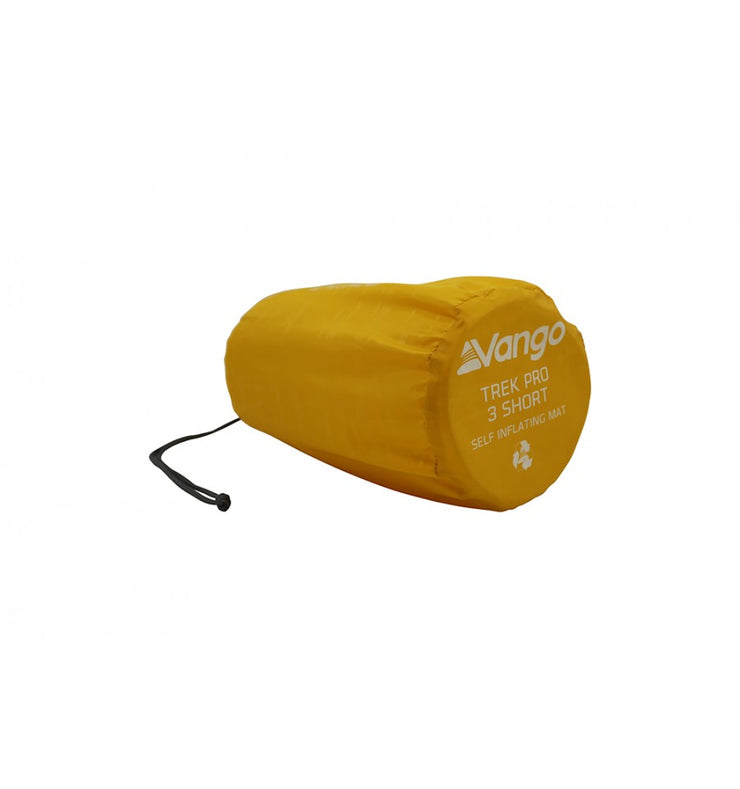 Vango Trek Pro 3 Short Camping Mat - Canary Yellow