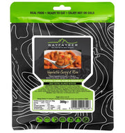 Wayfayrer Boil in the Bag Camp Food - Meal Vegetable Balti & Rice