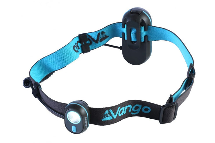 Vango Volt Headtorch 100 Lumens - Carbide Grey/Volt Blue