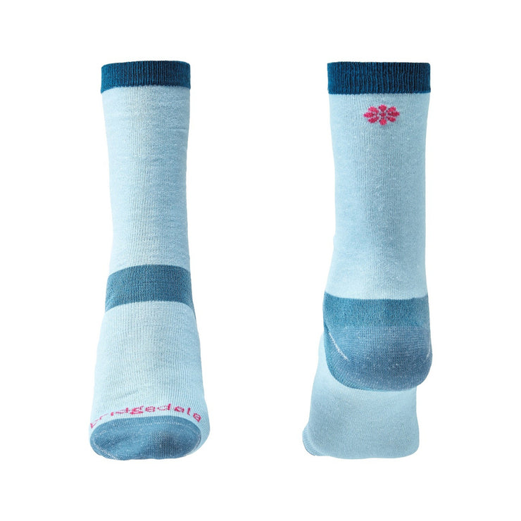 Bridgedale Women's Coolmax Liner Socks (Twin Pack) - Sky Blue