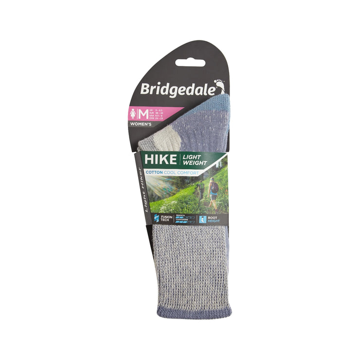 Bridgedale Women's Lightweight Coolmax Comfort Boot Sock (Light Hiker)