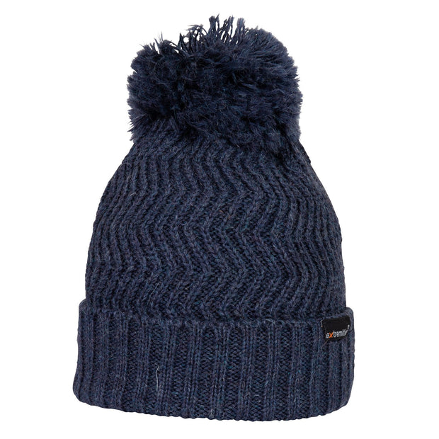 Extremities Castleton Knitted Wool Bobble Hat Beanie