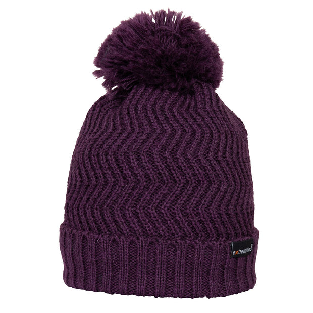 Extremities Castleton Knitted Wool Bobble Hat Beanie